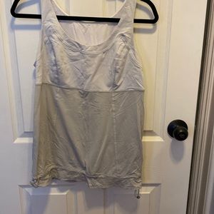 Sport top, white and grey by Lululemon